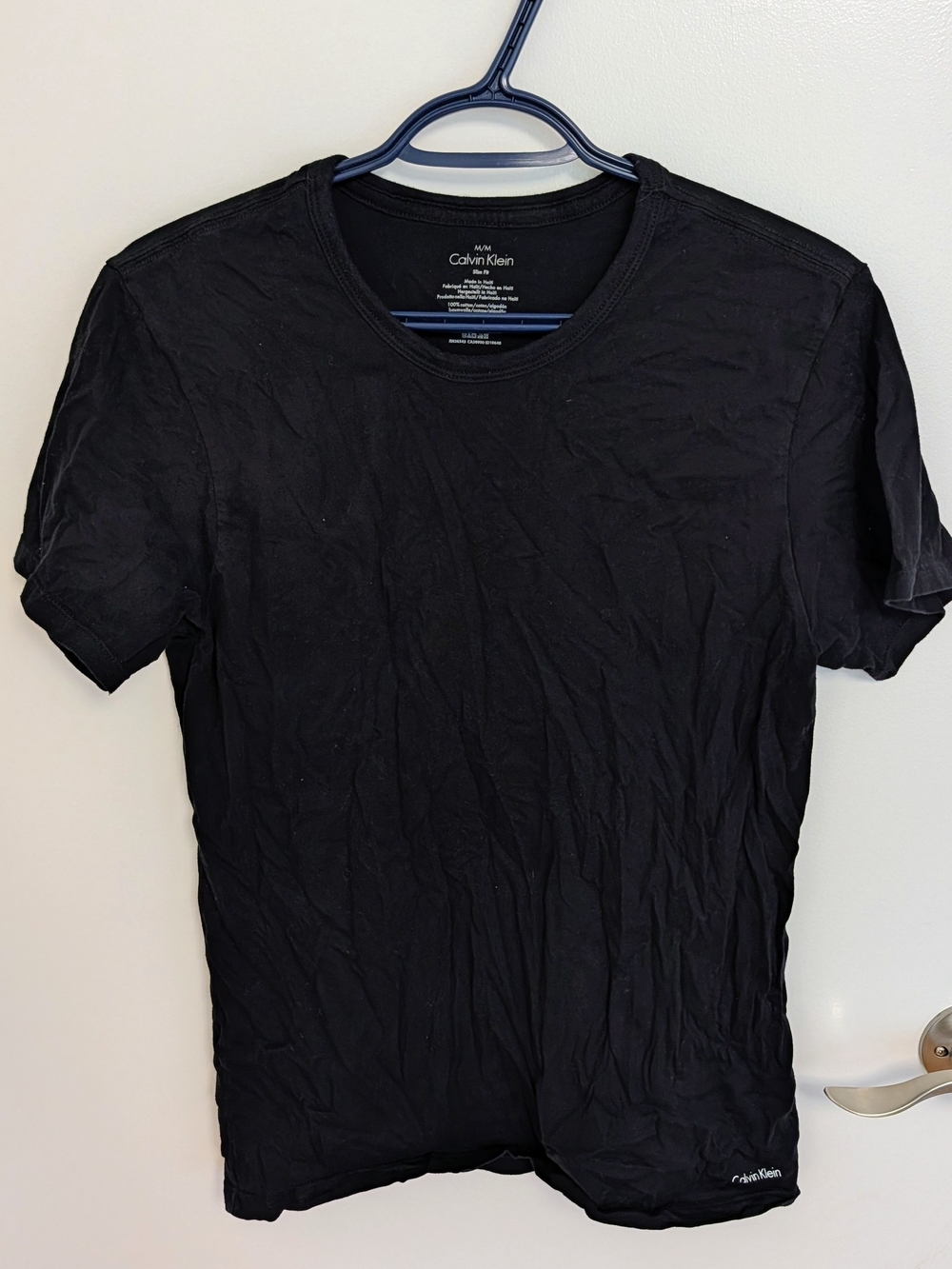 Calvin Klein Black Short Sleeve Crew Neck Tee